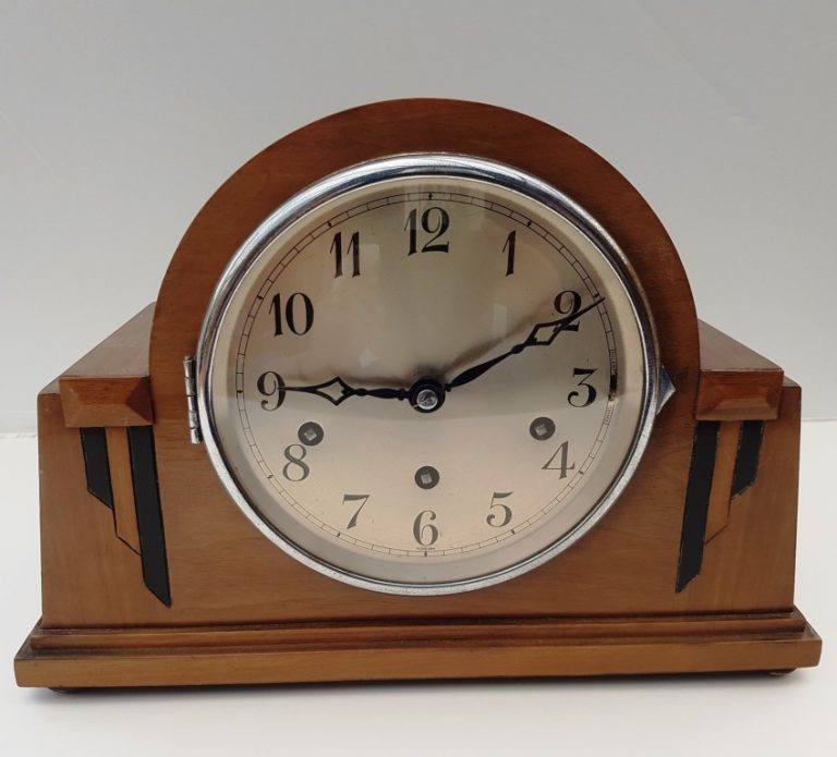 Art deco Westminster chime mantel clock - The Clock Shop